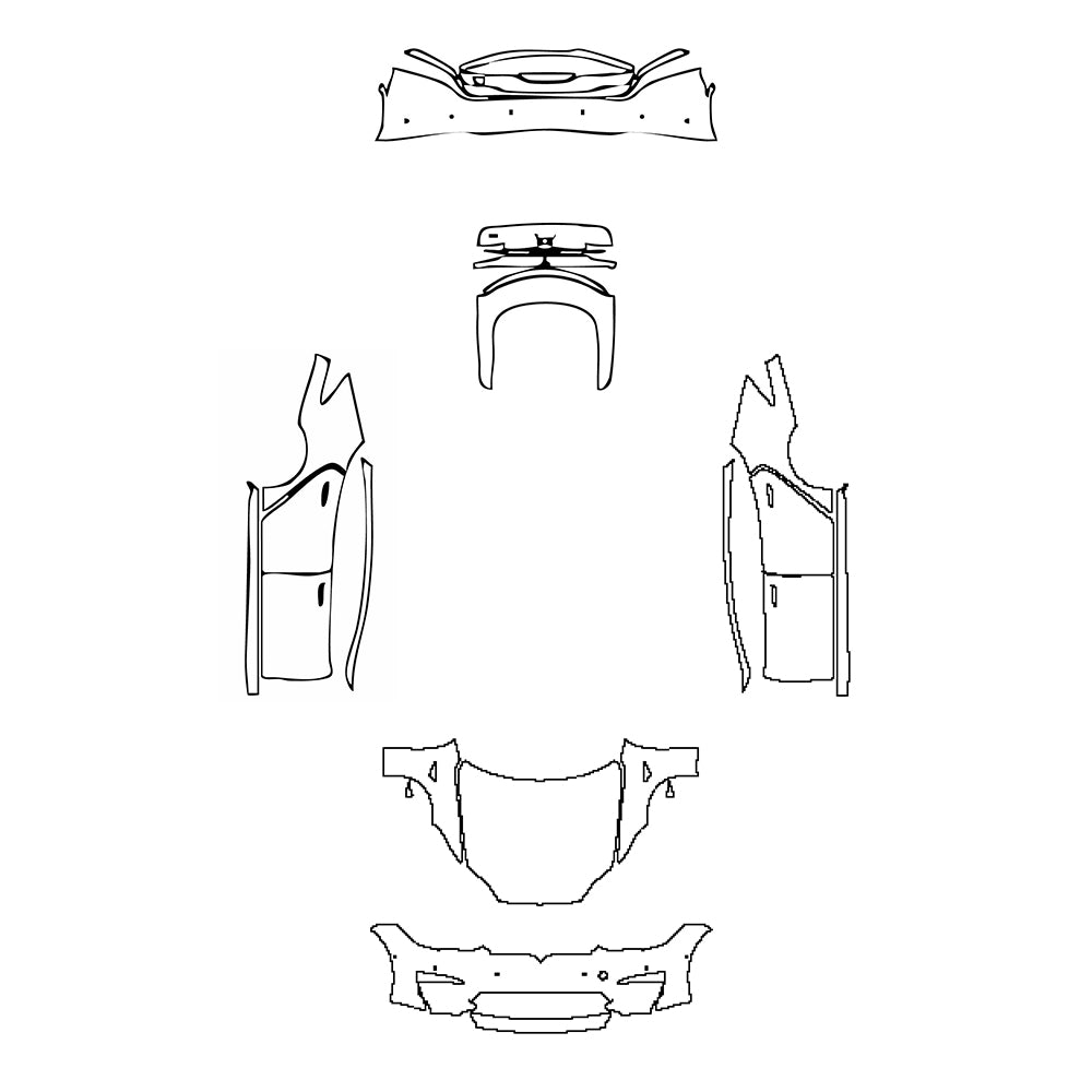 Pre-Cut PPF Tesla Model S 2022 - PPF-Kits