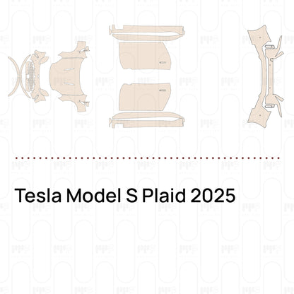 Pre-Cut PPF Tesla Model S Plaid 2025