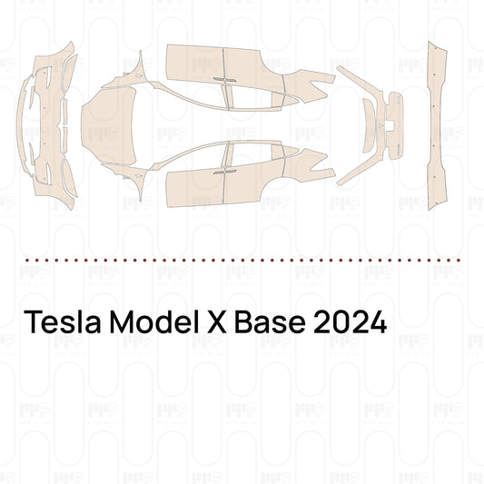 Pre-Cut PPF Tesla Model X Base 2024