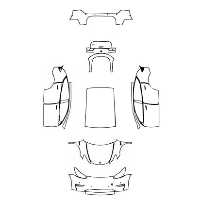 Pre-Cut PPF Tesla Model Y Base 2024 - PPF-Kits