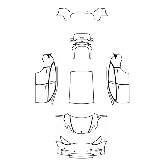 Pre-Cut PPF Tesla Model Y Performance 2019 - PPF-Kits