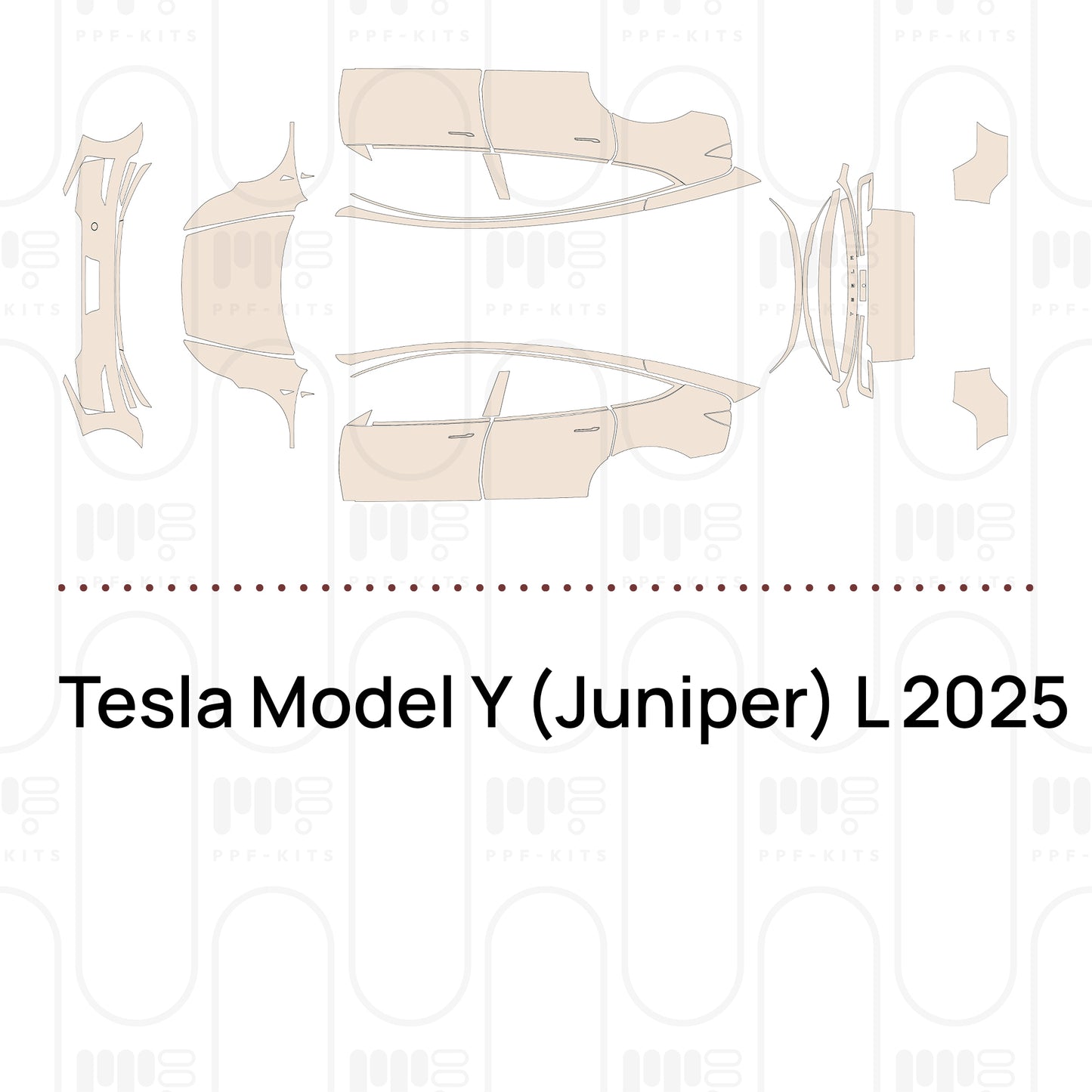 Pre-Cut PPF Tesla Model Y (Juniper) L 2025