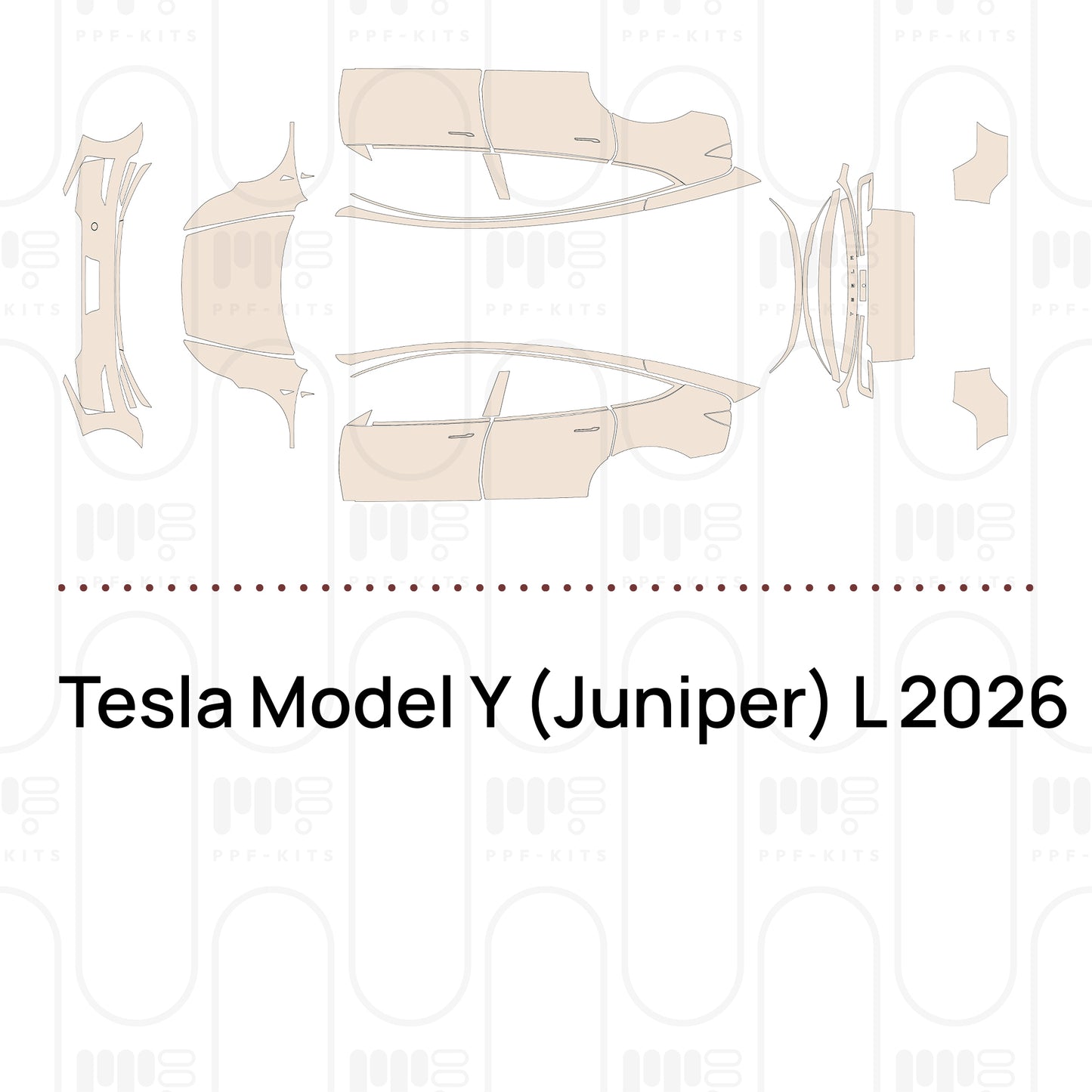 Pre-Cut PPF Tesla Model Y (Juniper) L 2026
