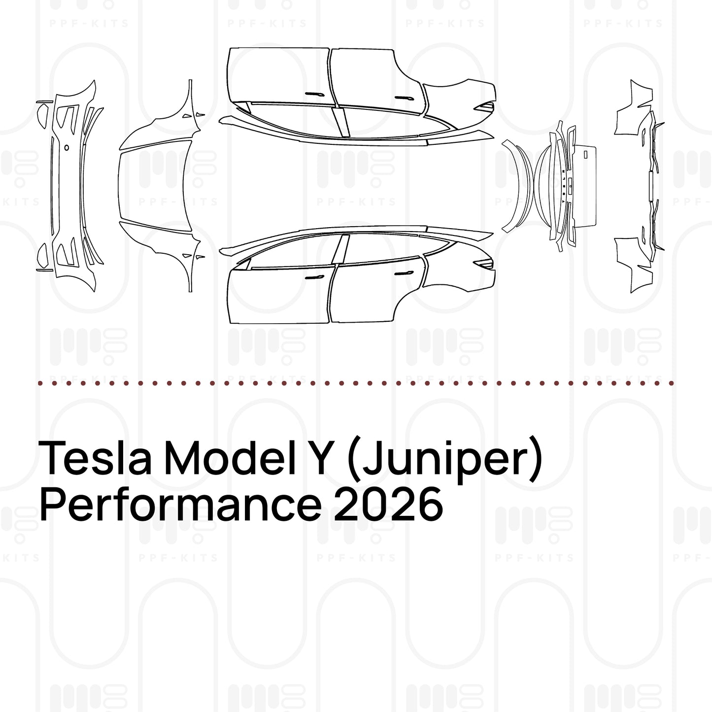 Pre-Cut PPF Tesla Model Y (Juniper) Performance 2026