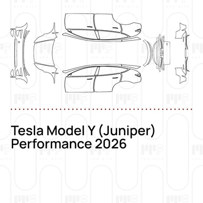 Pre-Cut PPF Tesla Model Y (Juniper) Performance 2026