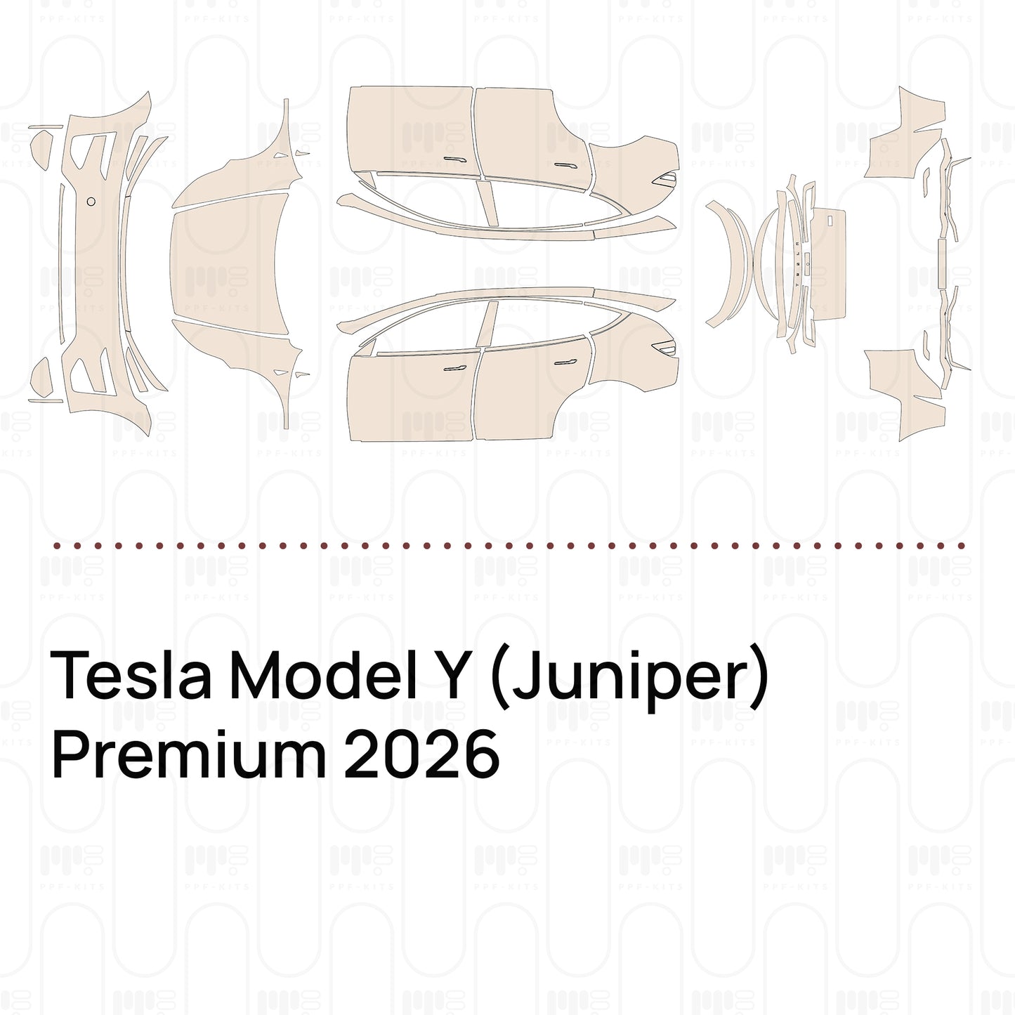 Tesla Model Y (Juniper) Premium 2026 – Pre-Cut PPF