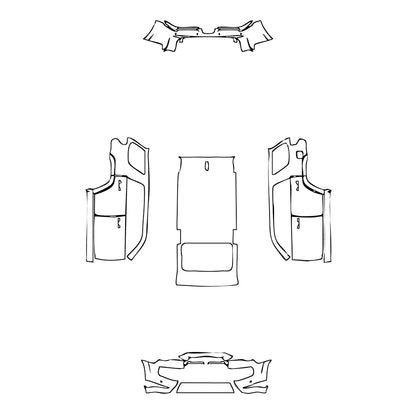 Pre-Cut PPF Toyota 4 Runner TRD Sport 2022 - PPF-Kits