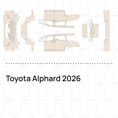 Pre-Cut PPF Toyota Alphard 2026