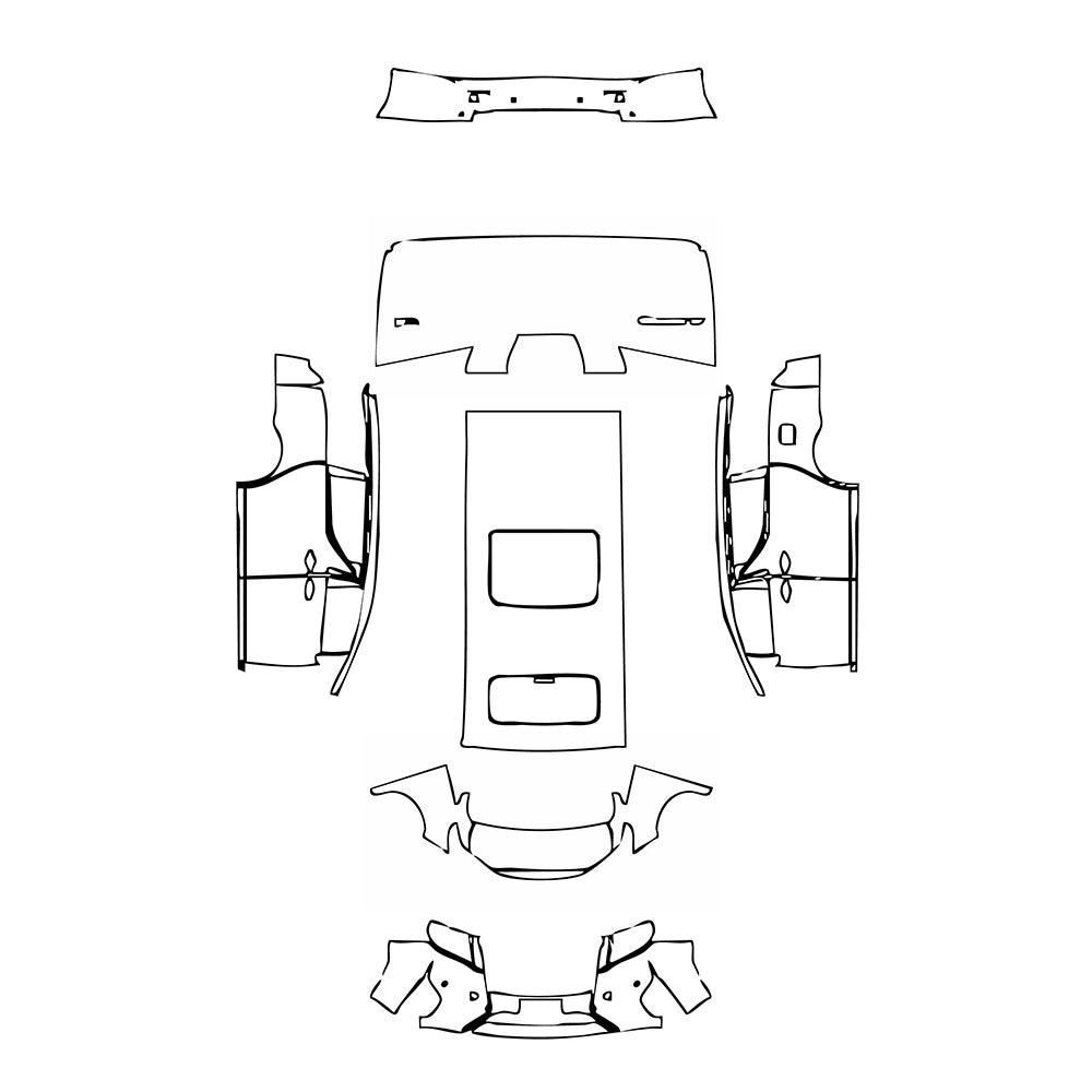 Pre-Cut PPF Toyota Alphard ALPHARD 2015 - PPF-Kits