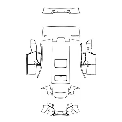 Pre-Cut PPF Toyota Alphard ALPHARD 2015 - PPF-Kits