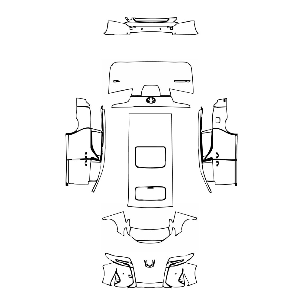 Pre-Cut PPF Toyota Alphard ALPHARD 2020 - PPF-Kits