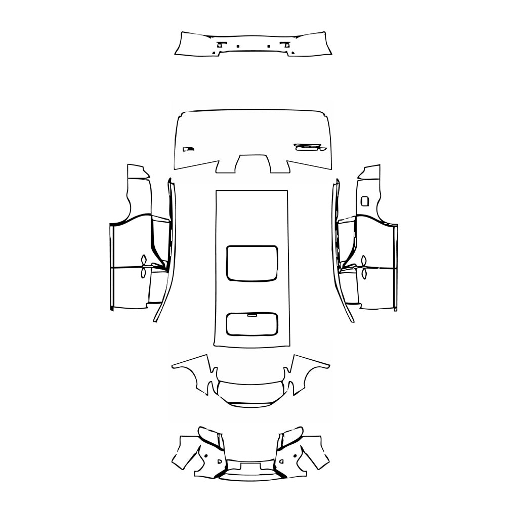 Pre-Cut PPF Toyota Alphard ALPHARD Executive Lounge 2015 - PPF-Kits
