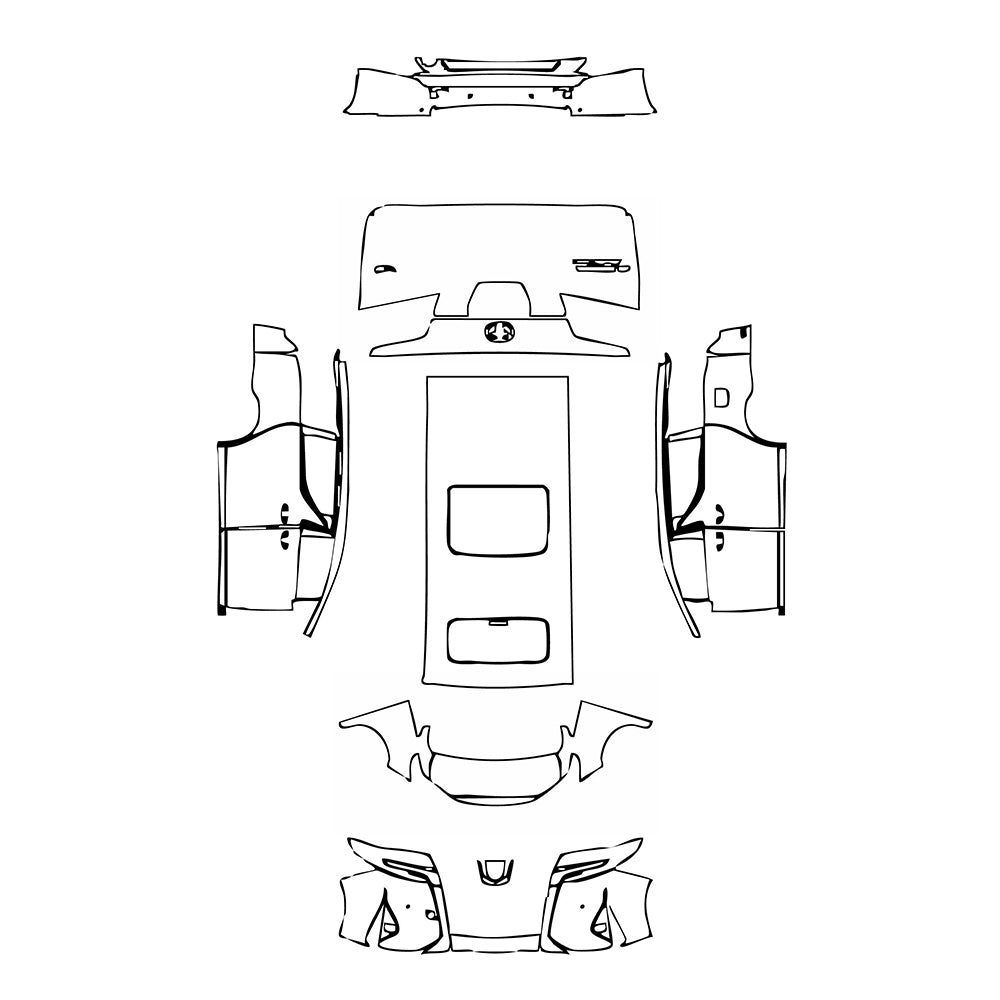 Pre-Cut PPF Toyota Alphard ALPHARD Executive Lounge 2019 - PPF-Kits