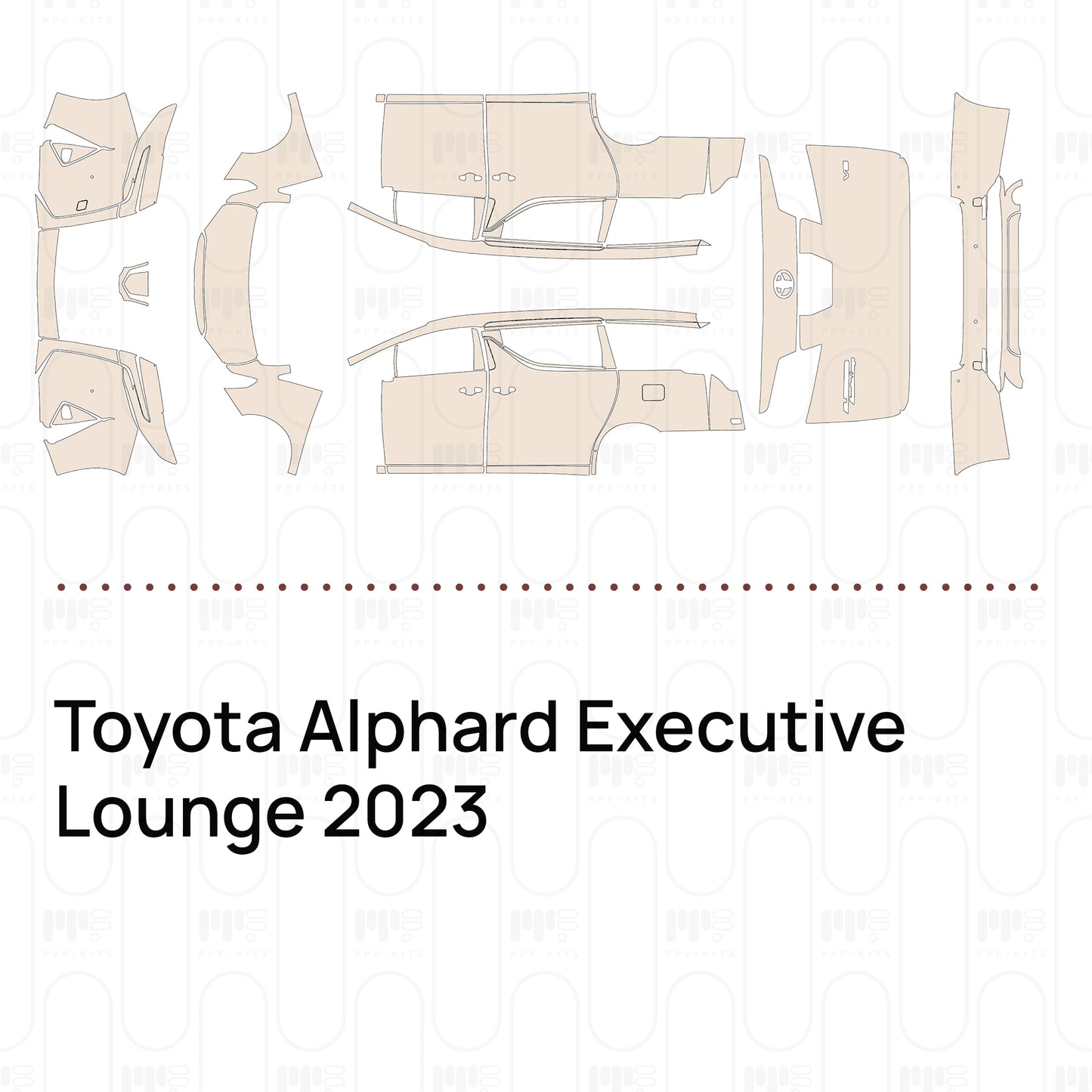 Pre-Cut PPF Toyota Alphard Executive Lounge 2023