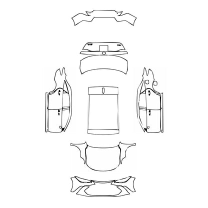 Pre-Cut PPF Toyota Avalon Luxury 2021 - PPF-Kits