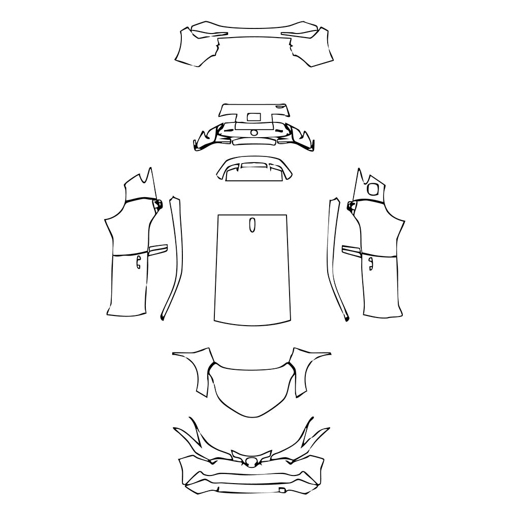 Pre-Cut PPF Toyota C-HR 2019 - PPF-Kits