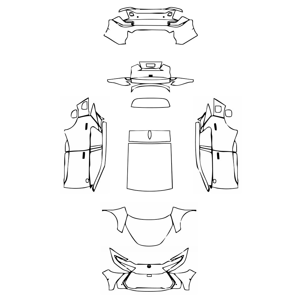 Pre-Cut PPF Toyota C-HR PHEV (EU) 2025 - PPF-Kits