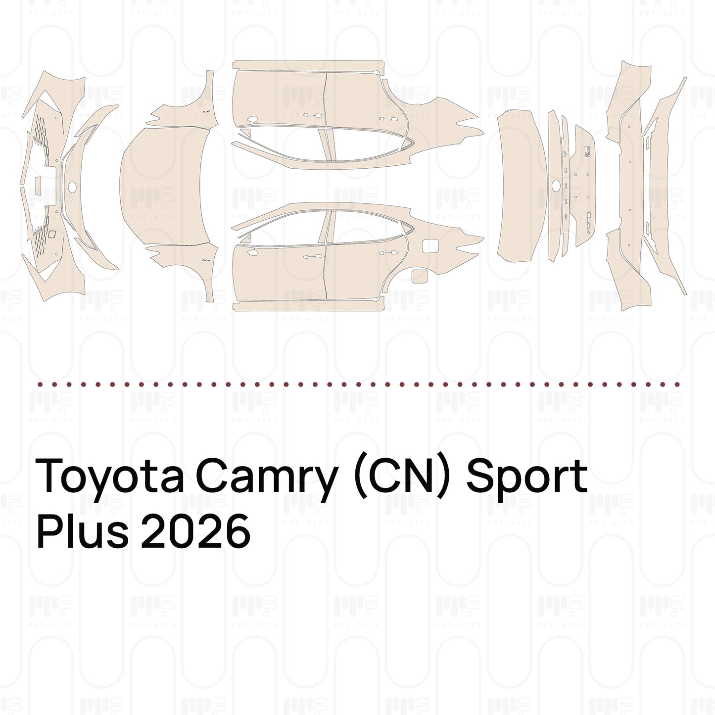 Pre-Cut PPF Toyota Camry (CN) Sport Plus 2026