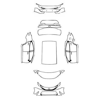 Pre-Cut PPF Toyota Camry (US) LE 2025 - PPF-Kits