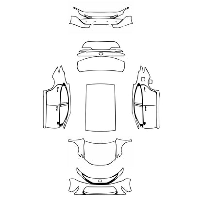 Pre-Cut PPF Toyota Camry (US) XLE 2024 - PPF-Kits