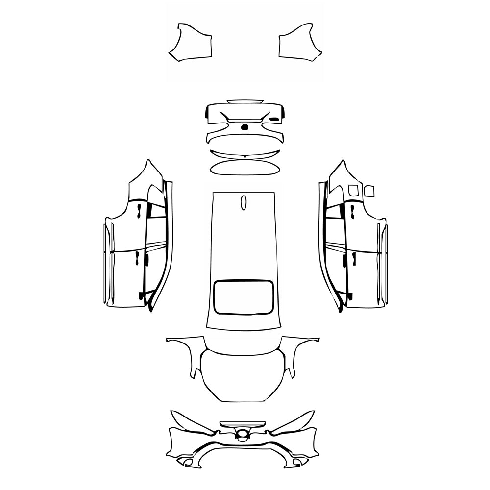 Pre-Cut PPF Toyota Corolla Cross (US) Hybrid XSE 2023 - PPF-Kits