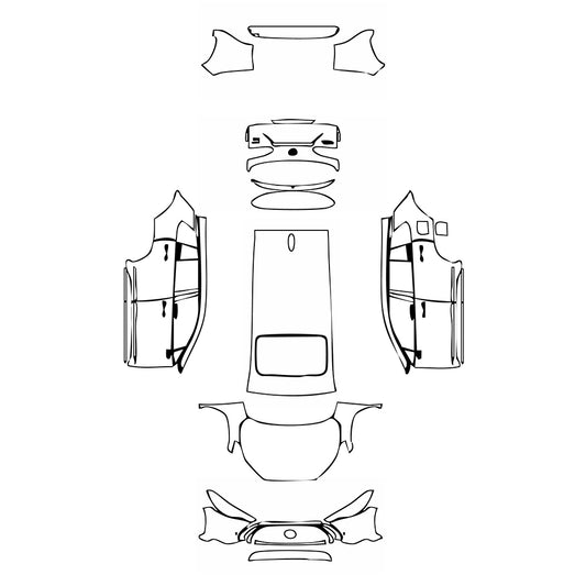 Pre-Cut PPF Toyota Corolla Cross (US) XLE 2024 - PPF-Kits