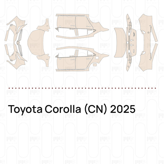 Pre-Cut PPF Toyota Corolla (CN) 2025
