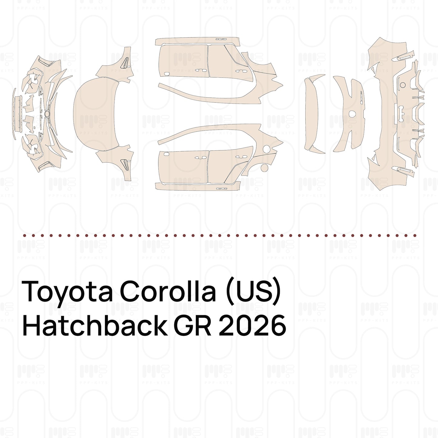 Pre-Cut PPF Toyota Corolla (US) Hatchback GR 2026