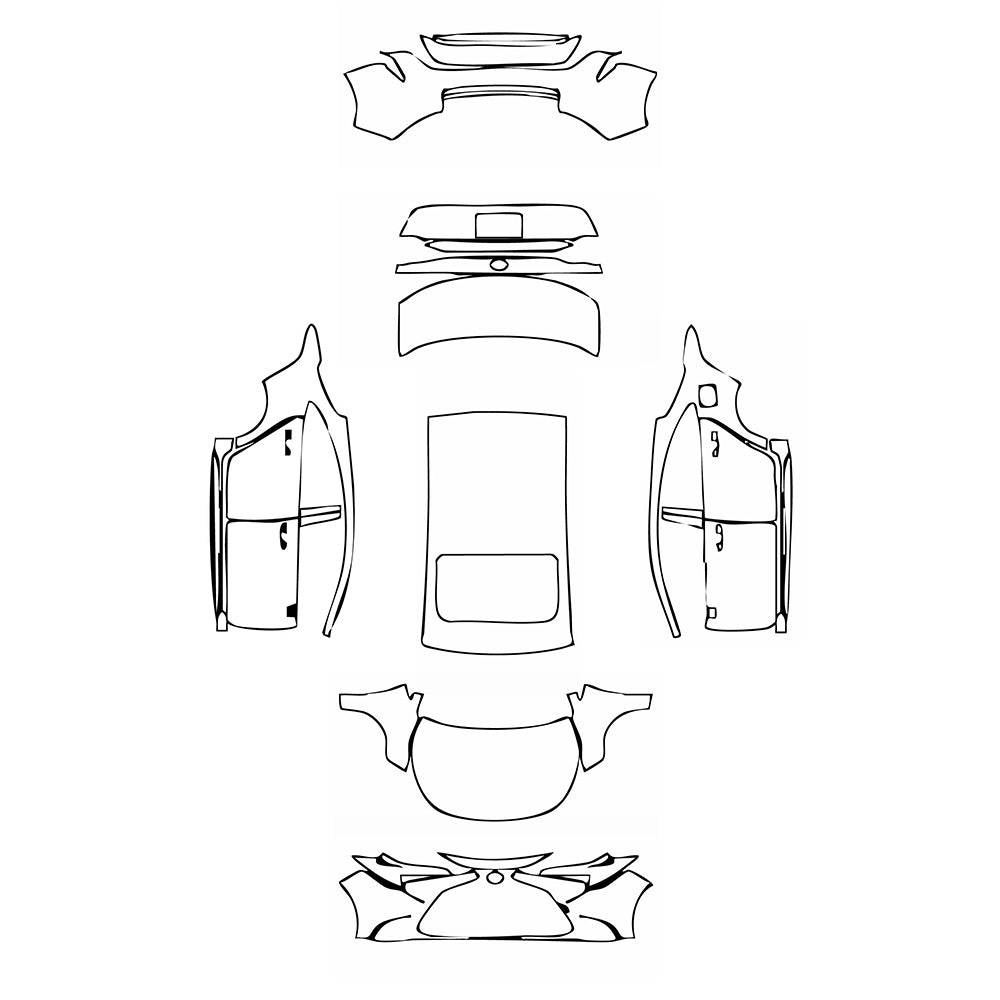 Pre-Cut PPF Toyota Corolla (US) Sedan Luxury 2020 - PPF-Kits