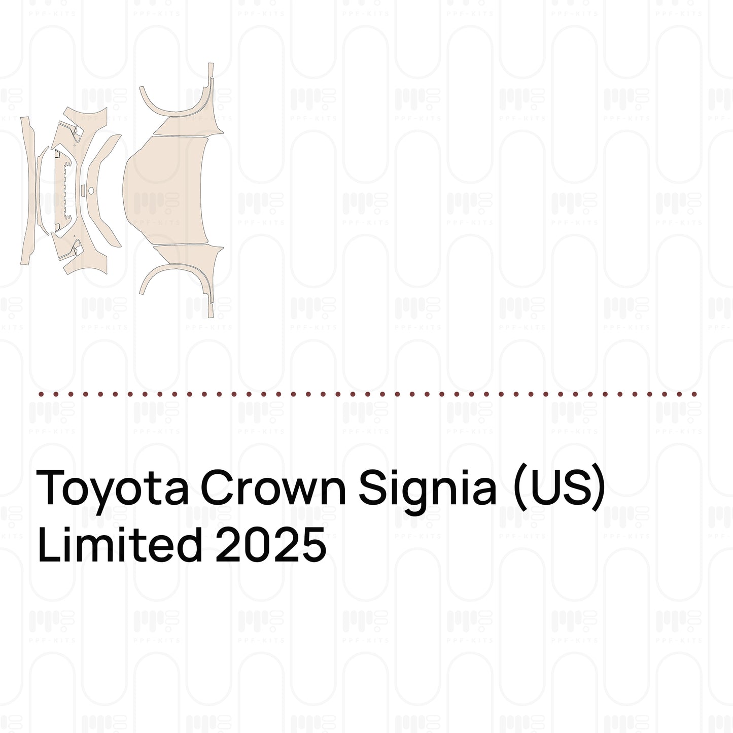 Pre-Cut PPF Toyota Crown Signia (US) Limited 2025