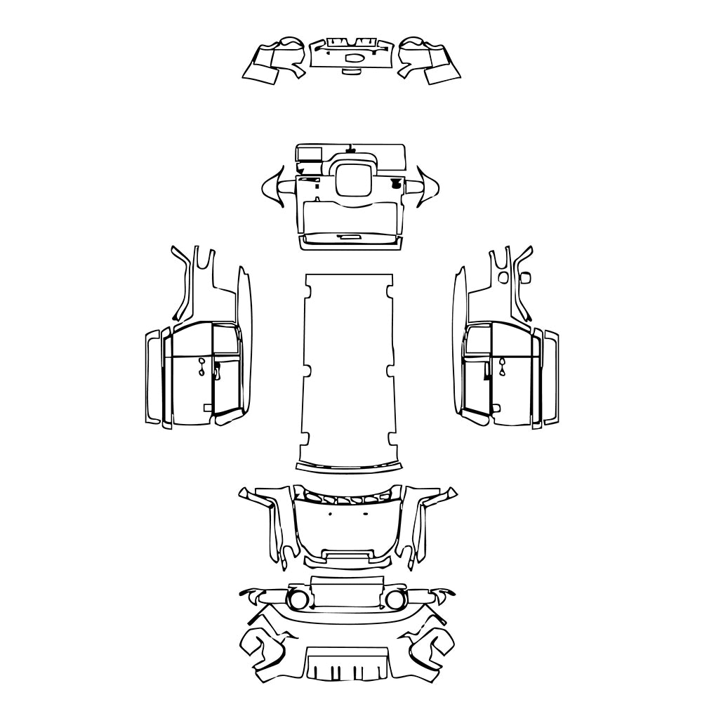Pre-Cut PPF Toyota FJ Cruiser 2007 - PPF-Kits