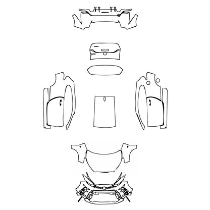 Pre-Cut PPF Toyota GR Yaris 2021 - PPF-Kits