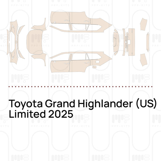 Toyota Grand Highlander (US) Limited 2025 – Pre-Cut PPF