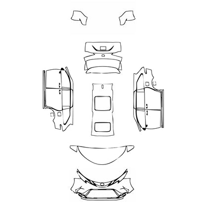 Pre-Cut PPF Toyota Granvia 2022 - PPF-Kits