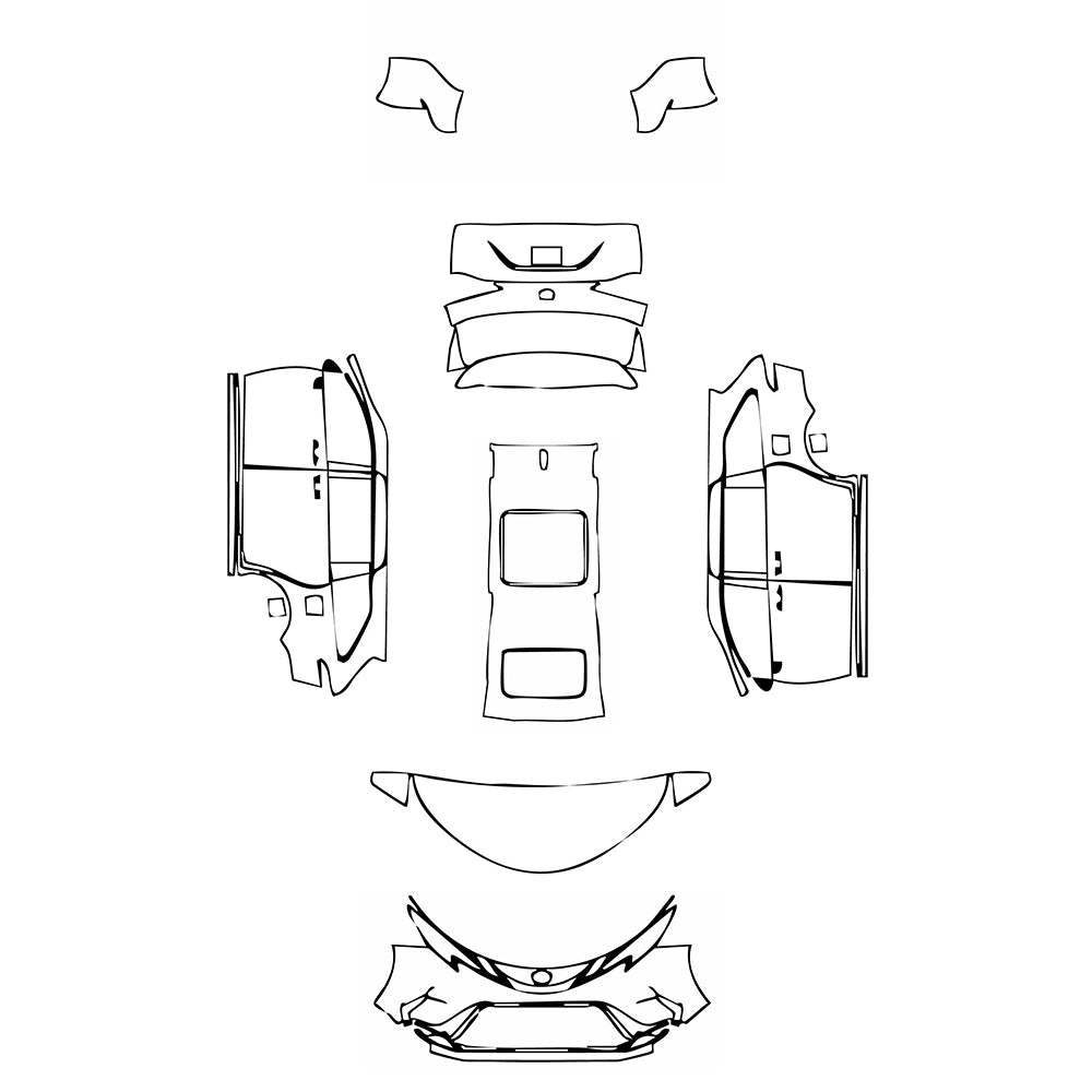 Pre-Cut PPF Toyota Granvia 2024 - PPF-Kits