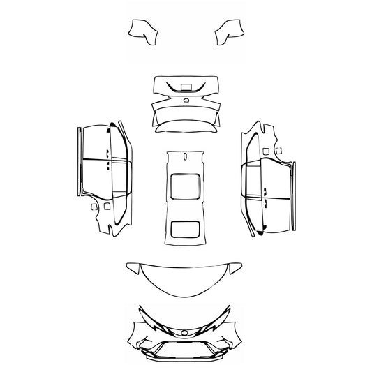 Pre-Cut PPF Toyota Granvia 2024 - PPF-Kits