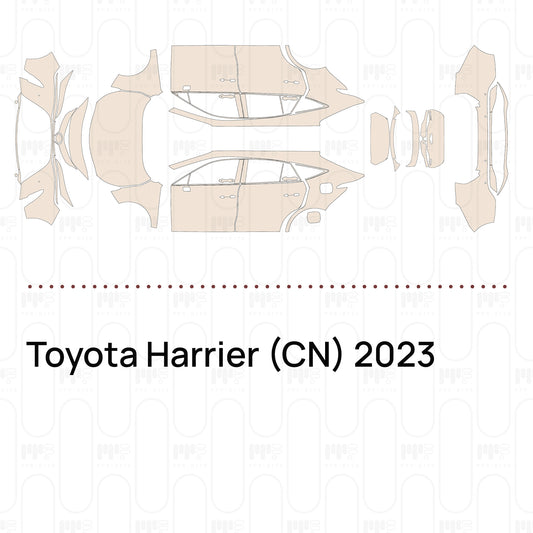 Pre-Cut PPF Toyota Harrier (CN) 2023