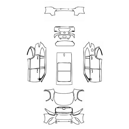 Pre-Cut PPF Toyota Highlander (CN) 2025 - PPF-Kits