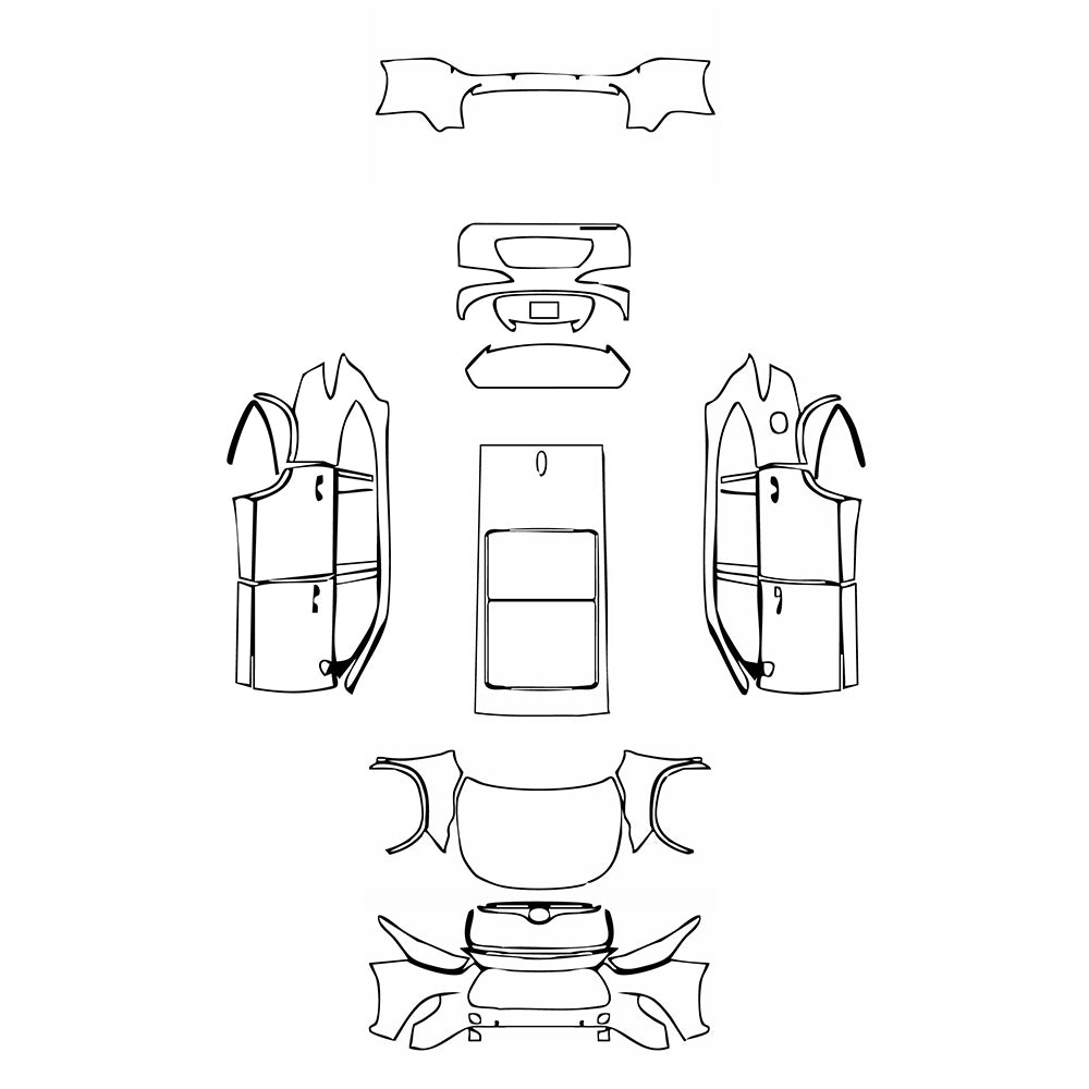 Pre-Cut PPF Toyota Highlander (US) Limited 2022 - PPF-Kits