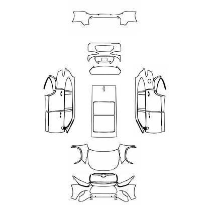 Pre-Cut PPF Toyota Highlander (US) XLE 2024 - PPF-Kits