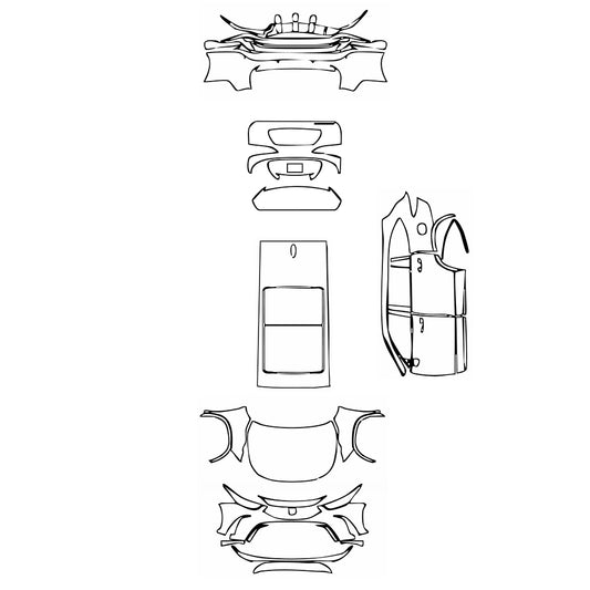 Pre-Cut PPF Toyota Highlander (US) XSE 2022 - PPF-Kits