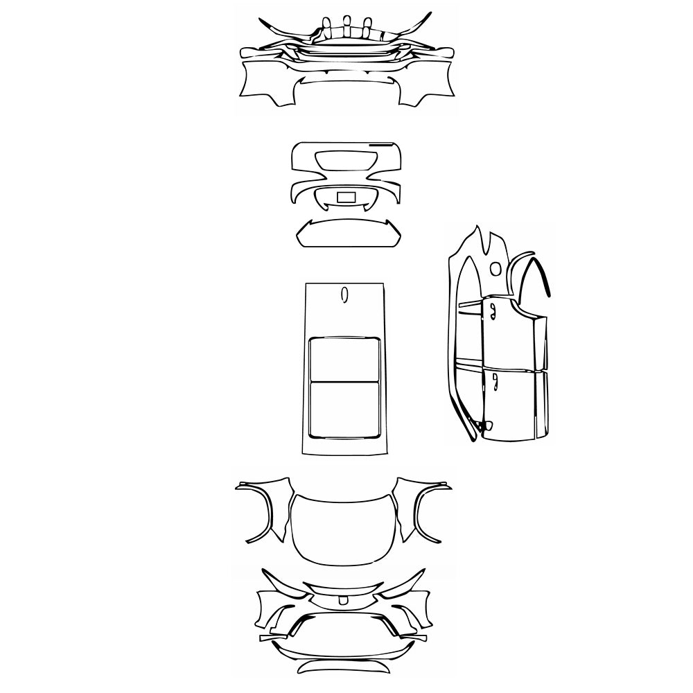 Pre-Cut PPF Toyota Highlander (US) XSE 2023 - PPF-Kits