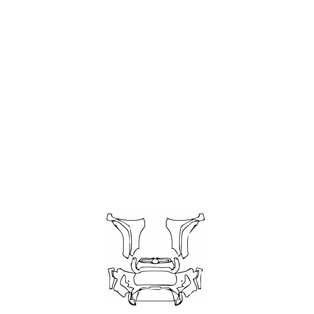 Pre-Cut PPF Toyota Hilux (BR) Double Cab SRX Plus 2023 - PPF-Kits