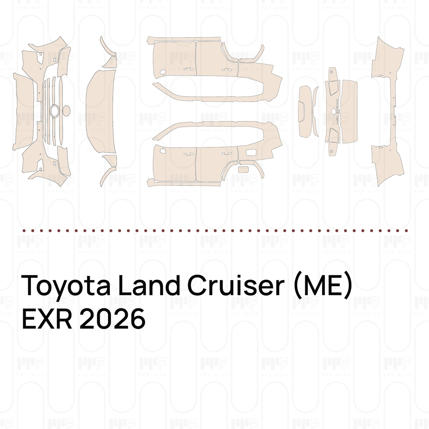 Pre-Cut PPF Toyota Land Cruiser (ME) EXR 2026