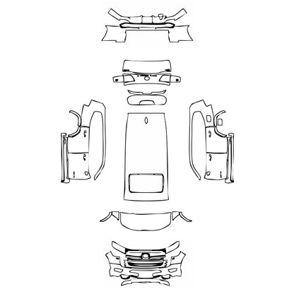 Pre-Cut PPF Toyota Land Cruiser (ME) GXR 2025 - PPF-Kits