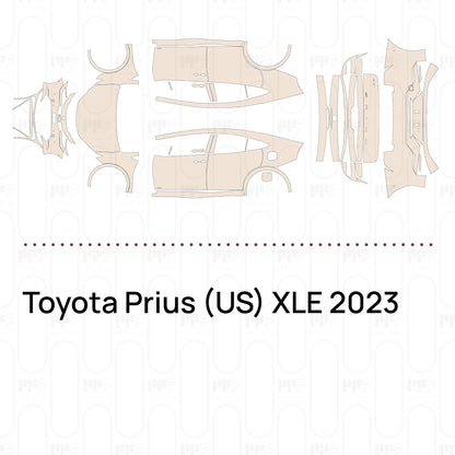 Pre-Cut PPF Toyota Prius (US) XLE 2023