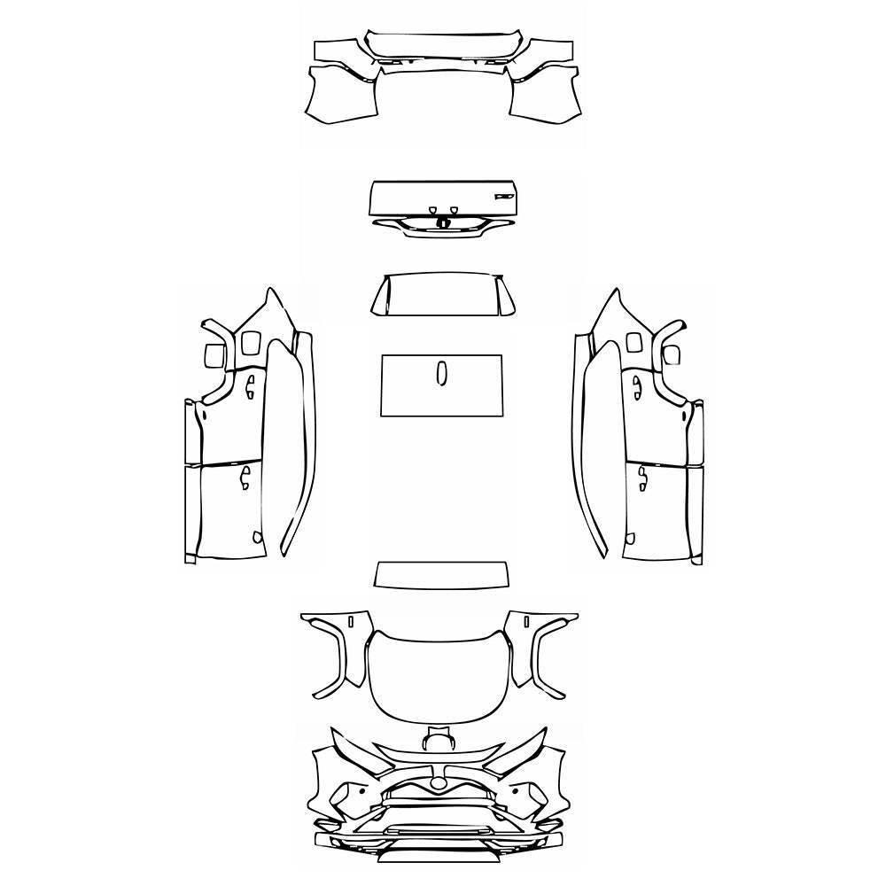 Pre-Cut PPF Toyota RAV4 Prime (US) XSE 2025 - PPF-Kits