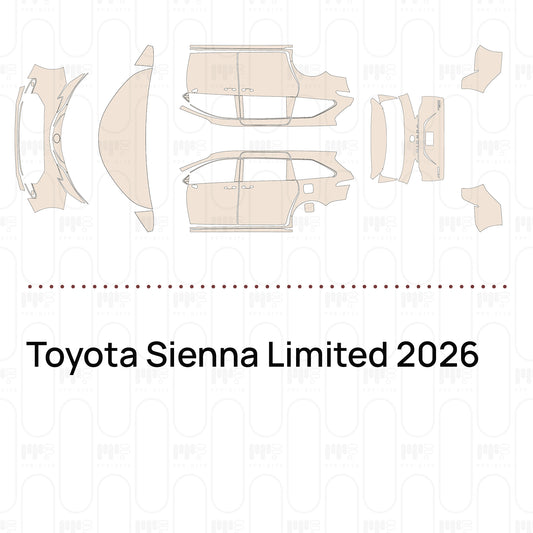 Pre-Cut PPF Toyota Sienna Limited 2026