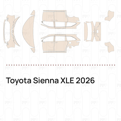 Pre-Cut PPF Toyota Sienna XLE 2026