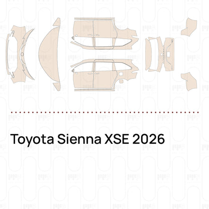 Pre-Cut PPF Toyota Sienna XSE 2026